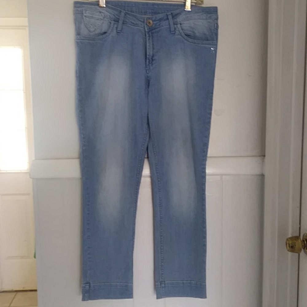 X'pose attitude denim light wash stretchy …